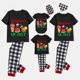thumbnail image 2 of Pijamas familiares navideños a juego, conjuntos de pijamas negros de verano de julio, 2 of 3
