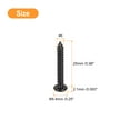 thumbnail image 2 of #6 x 1" Tornillo autorroscante de cabeza plana Phillips, 50pcs - Tornillo de cabeza redonda de acero inoxidable 304 (Negro), 2 of 6