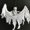 White, variant on Spooky Halloween Decorations Hanging Ghost Pendant for Haunted House Party, Creepy Outdoor Indoor Ornament with Flowing Fabric for Yard Porch Tree Window, Scary Festival Atmosphere Prop (Red)