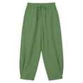 thumbnail image 6 of ibiyuan Women's Capri Pants High Waist Womens Palazzo Pants Loose Fit Trousers for Women Drawstring Lounge Pants Women with Pockets Fashion Clothing Beach Clothes 2026, 6 of 6