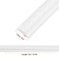 thumbnail image 2 of Moldura adhesiva Uxcell para paredes 0.6" x 16 ft moldura flexible de espejo blanca, 2 of 7