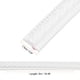 thumbnail image 2 of Moldura adhesiva Uxcell para paredes 0.6" x 16 ft moldura flexible de espejo blanca, 2 of 7