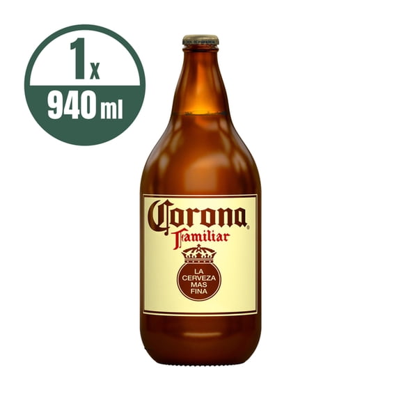 Cerveza clara Corona familiar 940 ml
