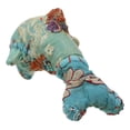 thumbnail image 4 of Marine Bottlenose Dolphin Hand Crafted Paper Mache Colorful Sari Fabric Figurine, 4 of 4
