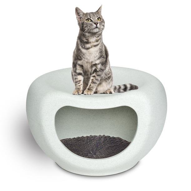 KE WOOW Cama para Gato, Perro y Otras Mascotas, Plus Asiento para Niños, Color Gris KE WOOW Casa cueva mascotas, asiento