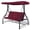 Dark Red, variant on Zaverox  3 Seats Outdoor Swing Hammock with Adjustable Tilt Canopy – Heavy Duty Patio Bench for Garden, Porch, Backyard, Supports 3 People