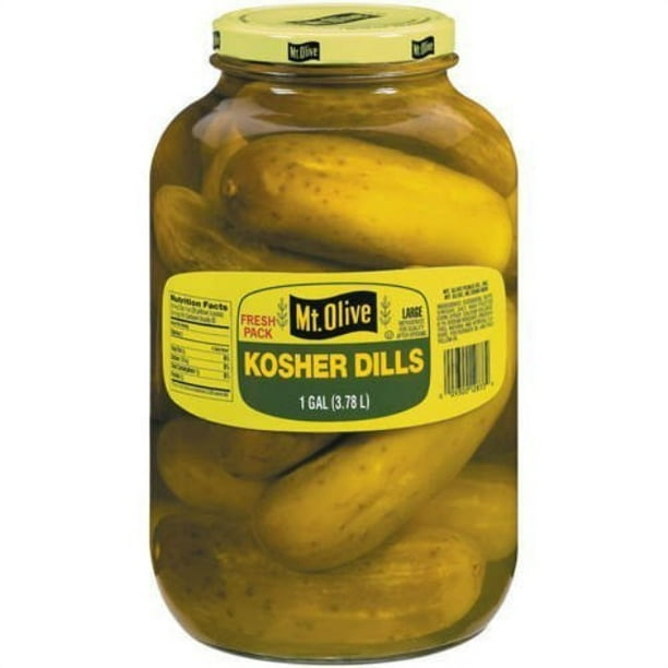 mt. olive kosher dill pickles 128fl. oz. (1 gallon) jar Walmart