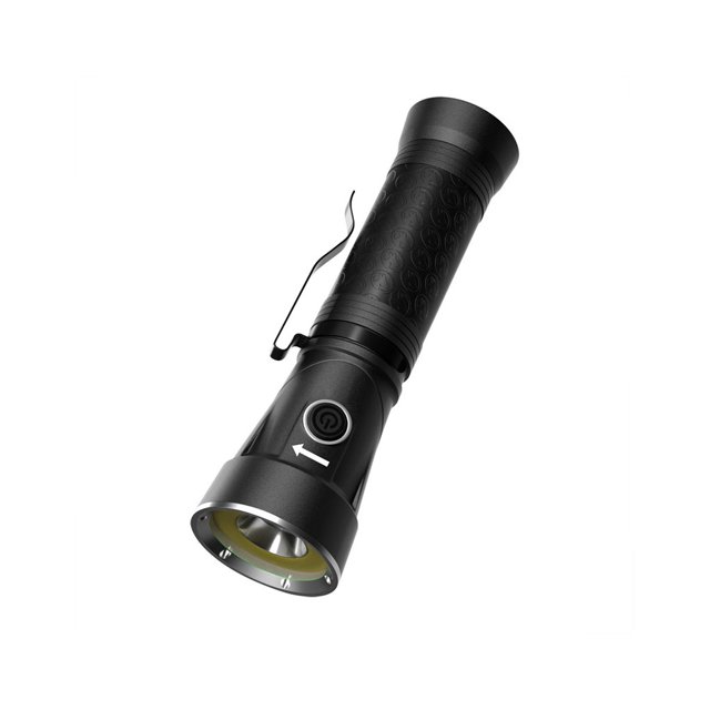 Soidarity Linterna para exteriores, linterna portátil ajustable recargable, aleación de aluminio, luz de mano, tienda de campaña, senderismo, Camping, Escalada Soidarity OD028595-01B