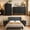 5-Piece-King-Black-3, variant on 5 - Piece Black Queen Bedroom Furniture Sets, Asofer 2 Nightstands, 5 & 6 Drawer Dresser, Queen Bed Frame with Wingback Headboard