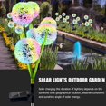 thumbnail image 2 of MesaSe 2pcs Solar Stake Light with 3 Dandelions Solar Lawn Lamp IP65 Waterproof Solar Dandelion Light Auto ON/OFF Dandelion Landscape Light LED Dandelion Lamp, 2 of 9