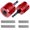 Red-xiewen, variant on Copper Pipe Cleaner Set with 1/4" Hex Shank, 1/2" & 3/4" OD Metal Pipe Cleaner for Copper/Iron/Aluminum Pipes, Reusable Brush Design for Drill Driver, Impact Driver, Electric Screwdriver