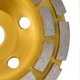 thumbnail image 2 of Diamond Cup Grinding Wheel Double Row Concrete Grinding Wheels for Granite Stone Marble125mm, 2 of 4