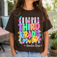 thumbnail image 3 of Back To School Shirt, Custom Grade Name Tee, Third Grade Smiley School Outfit, First Day Of School Gift, Classroom Shirt, 3 of 10