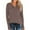 Brown, variant on Admvng Tops for Women Trendy Loose Buttons Casual Long Sleeve Pullover Sweatshirts Tops Blouses, Size S-3XL