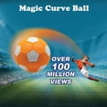 thumbnail image 3 of Leeway No. 4 Indentation 20cm Orange Kicker Ball Football Toy Kids Soccer Sport Curve Ball, 3 of 8