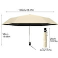 thumbnail image 2 of Lightweight Automatic Folding Umbrella for Rain and Sun Perfect for Outdoor Activities Easy To Carry Compact Travel Accessory, 2 of 7