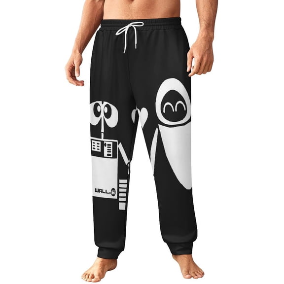 WALL-E Sweatpants for Men Women, Funny Printed Elastic Waist Joggers Pant Casual Graphic Workout Track Pants Trousers with Drawstring
