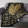 thumbnail image 7 of LHSHID 50th Birthday Gifts Blanket 50th Birthday Gift for Women 50 Birthday Gift for Women Turning 50 Gift for 50th Birthday Woman 50th Birthday Decorations for Women 50"x60", 7 of 7