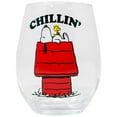 thumbnail image 1 of Snoopy 802289 Peanuts Snoopy Chillin Stemless Wine Glass - 20 oz, 1 of 1