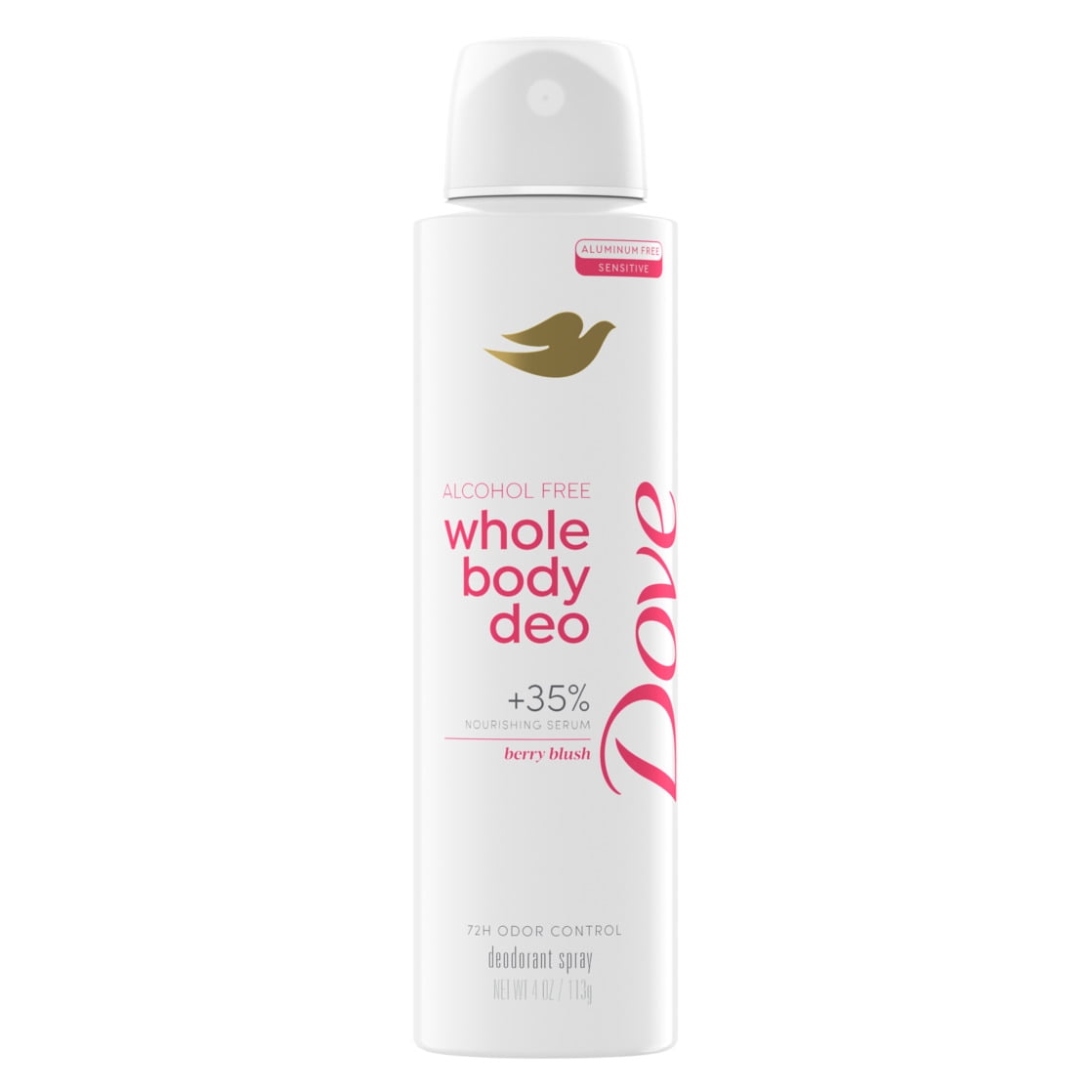 Dove Whole Body Deo Alcohol Free Deodorant Spray For Women