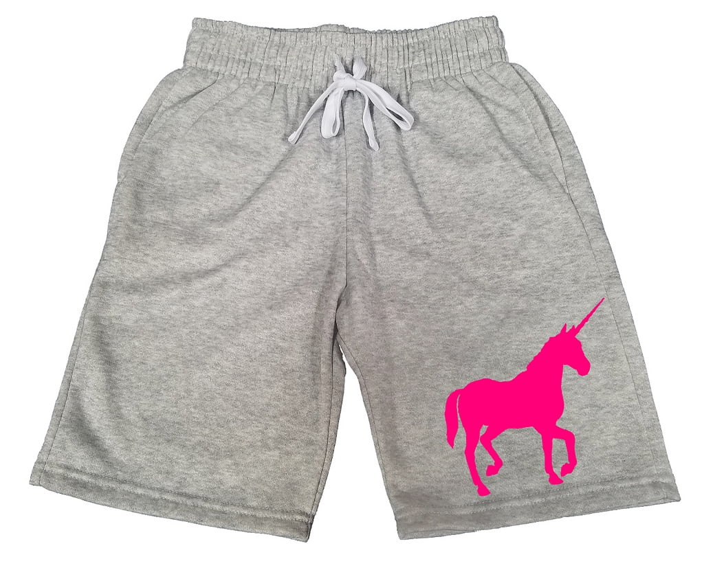 pink sweatpant shorts