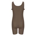 thumbnail image 4 of Girls Shaping Ribbed Yoga Jumpsuit Sleek Sleeveless Workout Onesie for Sculpting and Shapewear, 4 of 5