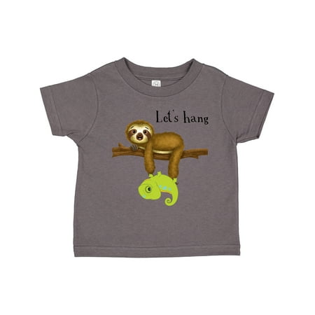 

Inktastic Cute Sloth Sedrick Lets Hang from Tiny Tusks Boys or Girls Toddler T-Shirt