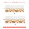 thumbnail image 6 of Burnt Orange Forest Yoga Towel for Hot Yoga Non Slip, Contemporary Silhouette Abstract Art Yoga Mat Towel Absorbent Yoga Sweat Towels Microfiber Hot Yoga Blanket for Bikram Pilates 26"x74", 6 of 7