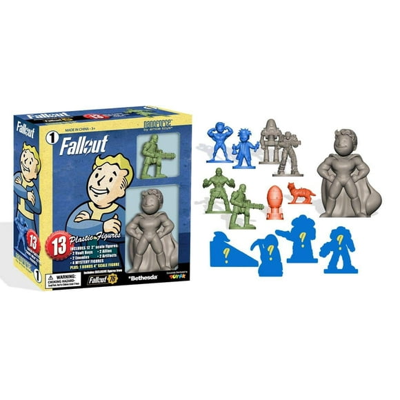 Colección de figuras Toynk Fallout Nanoforce Series 1