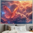 thumbnail image 2 of JRXY Butterfly in Sea of Cloud Tapestry - High-Quality Short Plush, Soft and Lightweight - Wall Hanging, Ceiling Tapestry - Multiple Sizes Available Painting, 2 of 6