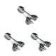 thumbnail image 5 of Wosthever Bass Drum Claw Hook Tension Rods Good Spring Fixing Rustproof Accessories Kit Drum Percussion Slider Lugs with Elasticity Repair Type1, 5 of 6