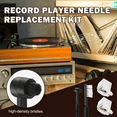 thumbnail image 3 of 2pcs Record Player Needle Replacement for ATN3600L Turntable Stylus Compatible with AT-LP60XBT-USB Vinyl Record Player, 3 of 6