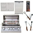 thumbnail image 1 of Lion Premium Grills 32-Inch Natural Gas Grill L75000 with Lion Door and Drawer Combo with Towel Rack and Lion Refrigerator Package Deal with 5 in 1 BBQ Tool Set, 1 of 4