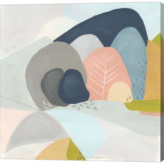 Whimsical Valley I by June Erica Vess, Canvas Wall Art, 24W x 24H