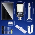 thumbnail image 5 of 10000W Solar Street Light, Commercial Solar Street Lights, Outdoor, Dusk to Dawn, IP65 Waterproof Solar Lights with Motion Sensor and Remote Control, Solar Parking Lot Lights for Yard, Country, Road, 5 of 12