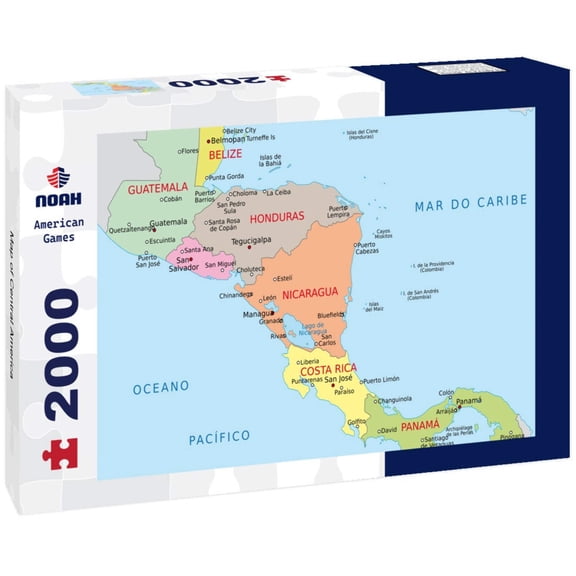 Map of Central America 2000pc Puzzle