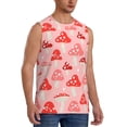 thumbnail image 2 of Gaeub Cute Mushroom1 Men's Sleeveless Muscle Shirts Workout Tank Tops, Odor Protection and Comfortable - Medium, 2 of 8