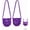 Purple A3, variant on Hands-Free Crochet Wine Glass Crossbody Bag, Knit Wine Holder Carrier for Festivals Vineyard Tours Beach Parties