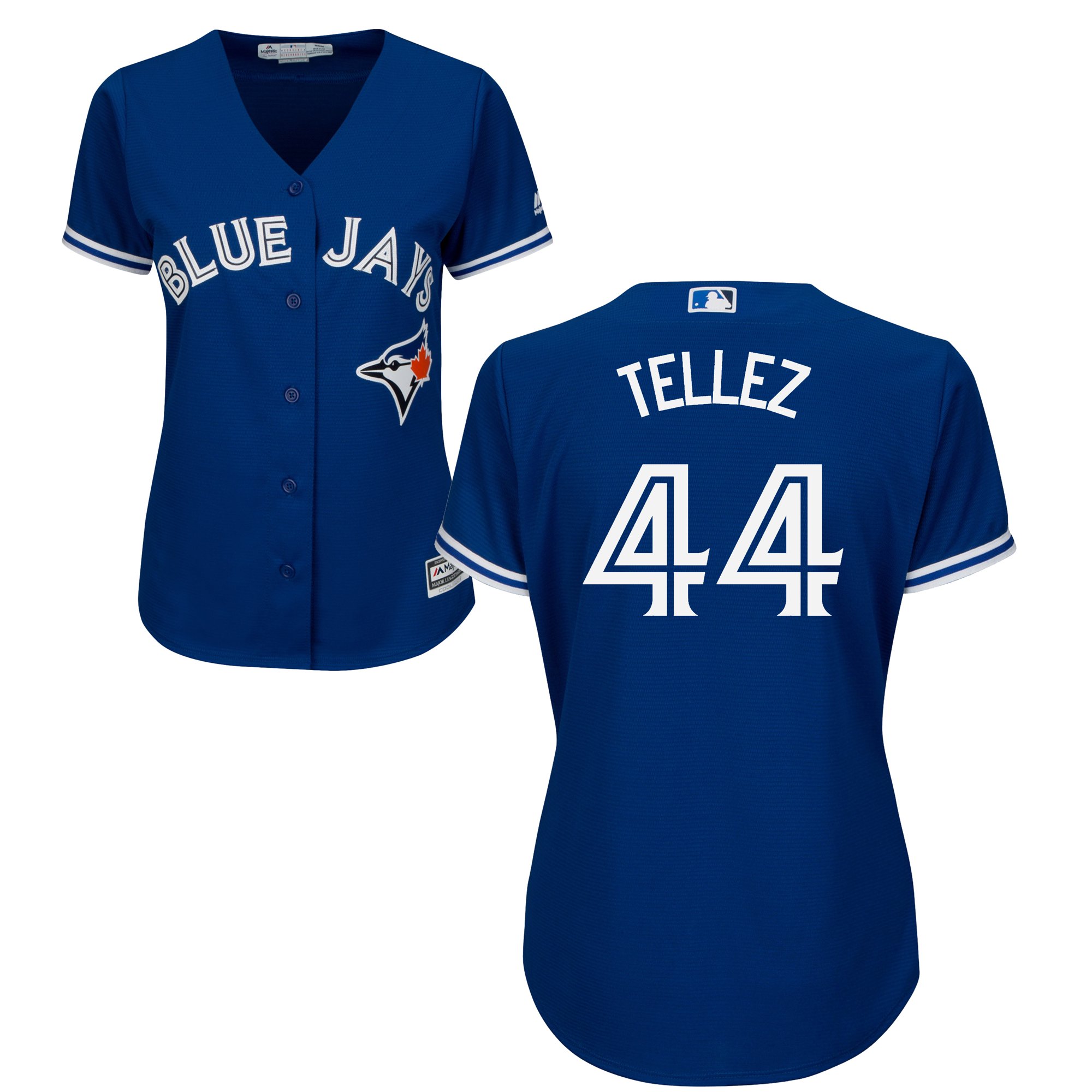 Ladies' Rowdy Tellez Toronto Blue Jays MLB Cool Base Replica Away