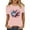 Pink, variant on Cavosen Red White and Blue Tops for Women Petite Patriotic Short Sleeve Crew Neck Tops American Flag Print T Shirts Lady XL Independence Day Casual Tops 4th of July Tunic Tees Patriotic Clothes