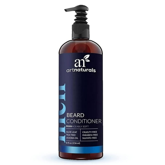 Artnaturals Beard Natural Deep Conditioner Infused with Aloe Vera Tea Tree and Jojoba Oil  (8 oz / 236 ml)