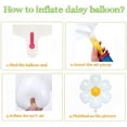 thumbnail image 3 of 159Pcs Daisy Balloon Garland Arch Kit White Groovy Daisy Flower Macaron Pastel Balloons Garland for Baby Shower Daisy Theme Wedding Birthday Two Groovy Party Decoration, 3 of 7