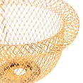 thumbnail image 3 of Pantalla de lámpara de ventilador de tejado perfecl de hierro dorado, 3 of 7