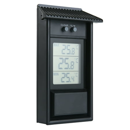 

Wozhidaoke valentines day decor Waterproof Digital Display Garden Memory Outdoor Window Refrigerator health & household Waterproof thermometer