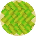 thumbnail image 1 of Ahgly Company Machine Washable Indoor Round Transitional Pistachio Green Area Rugs, 3' Round, 1 of 7