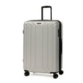 thumbnail image 4 of NONSTOP NEW YORK Luggage Expandable Spinner Wheels hard side shell Travel Suitcase Set 3 Piece Lightweight, TSA Lock, Double USB Port + 2 packing cubes (Silver, 3-Piece Set (20/24/28) W/ Power Bank), 4 of 9