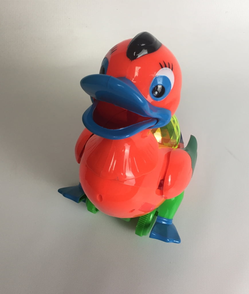 Fun Central (BC764) 1 pc 8 Inch Duck Push Toy, Duck Toy for Babies
