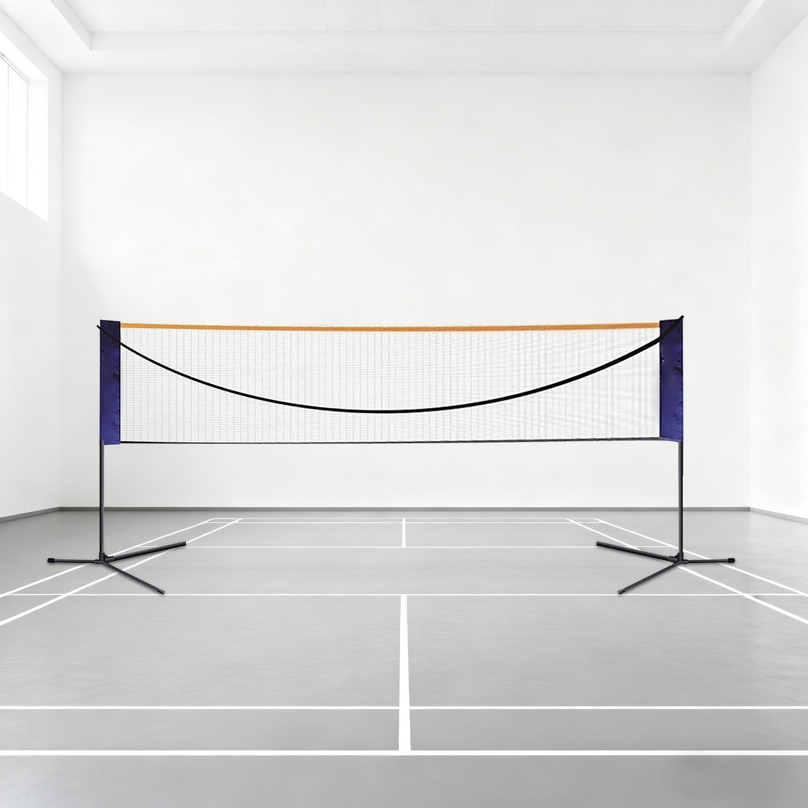 Portable Badminton Net Indoor Outdoor Volleyball Training Court Sports Tool, for Playing Badminton, Modified Volleyball, Tennis