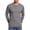 Grey, variant on GENTS BLISS Henley Men Shirts Lightweight Long Sleeve Shirts for Men Crew Neck Casual Men T-shirts Striped Knit Shirts