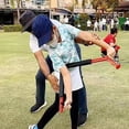 thumbnail image 4 of Golf Swing Trainer Golf Rotating Swing Posture Auxiliary Improve Posture Swing Golf Training Aids Yellow, 4 of 6